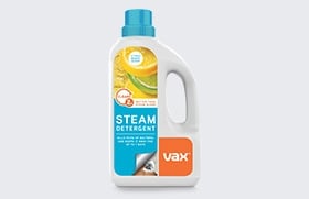 Steam + detergent